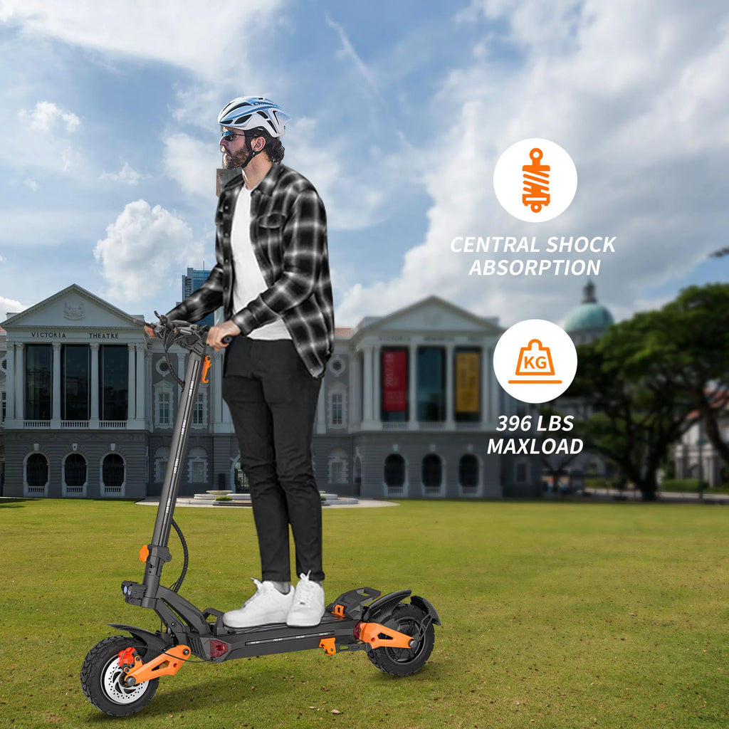 EU Warehouse Off-Road E Scooter Dual Motor Powerful Foldable Electric Scooter