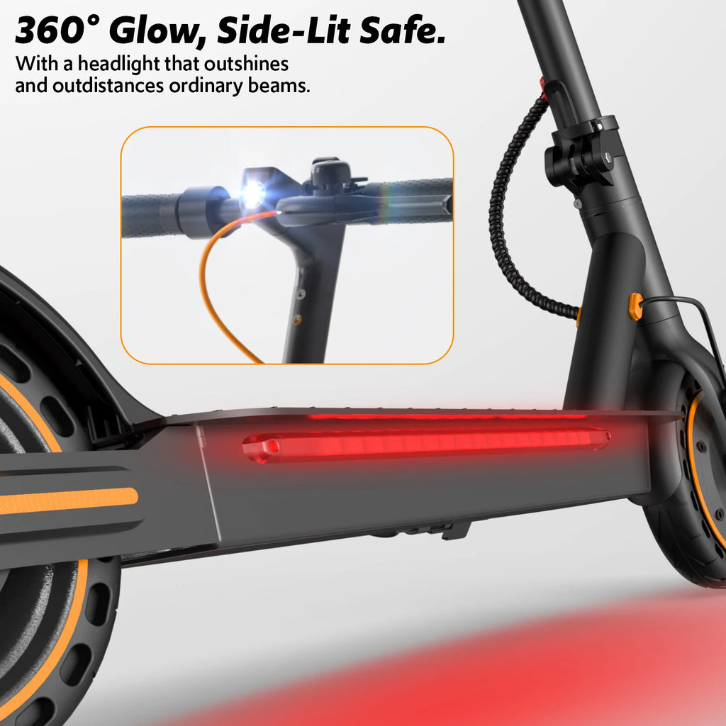 350W Electric Scooter for Adults, 18Miles Long Range,Max 30KM/H Speed, 8.5in Honeycomb Tire