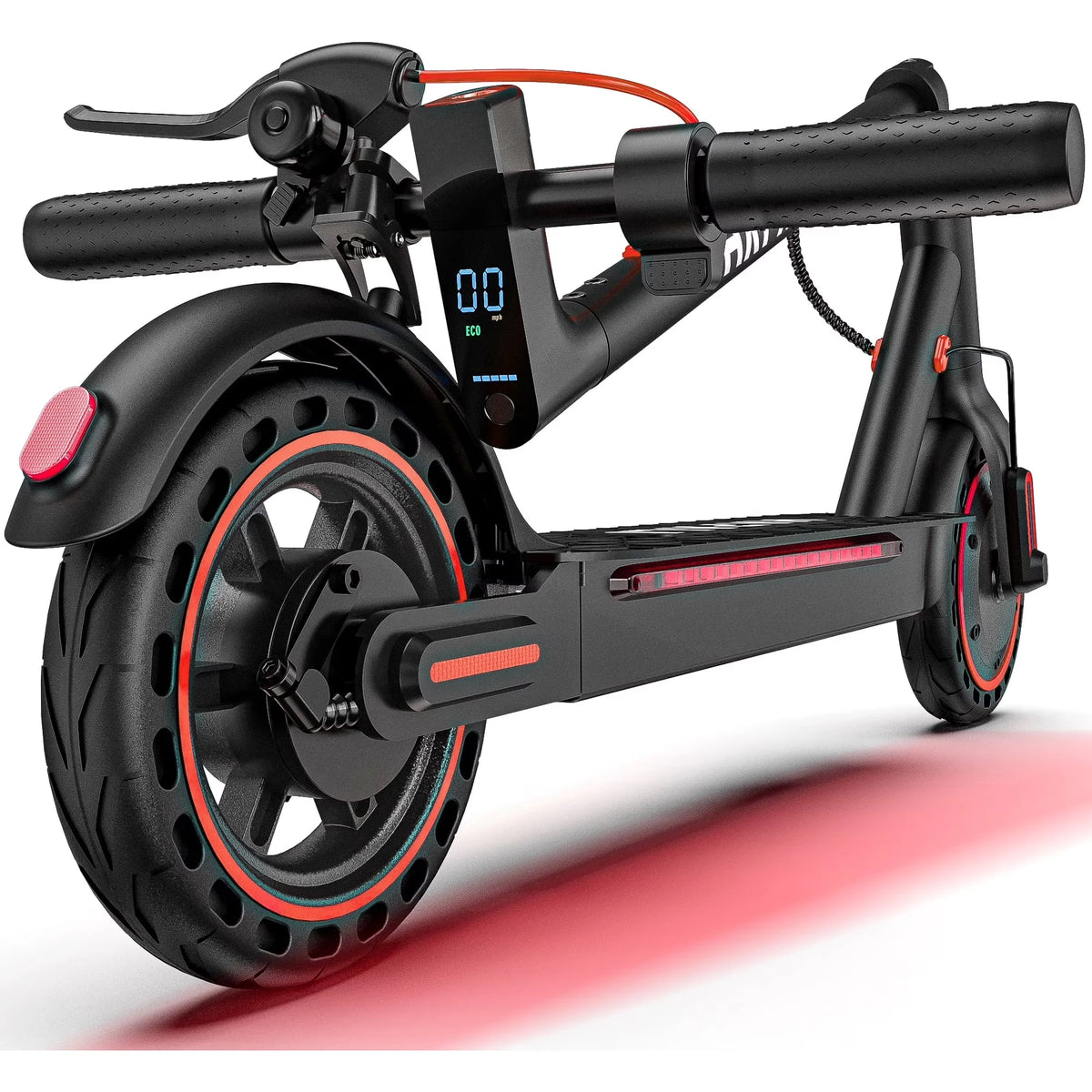 350W Electric Scooter for Adults, 18Miles Long Range,Max 30KM/H Speed, 8.5in Honeycomb Tire