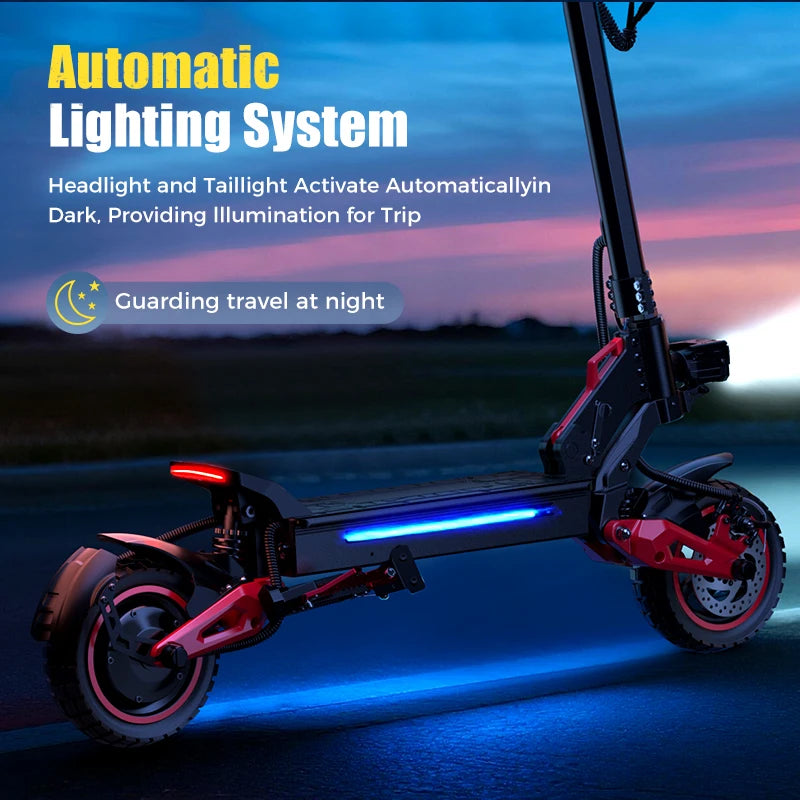 Freeboy Foldable Waterproof Electric Scooter Dual Suspension High Speed Long Range 11 Inch Off-road for Adult