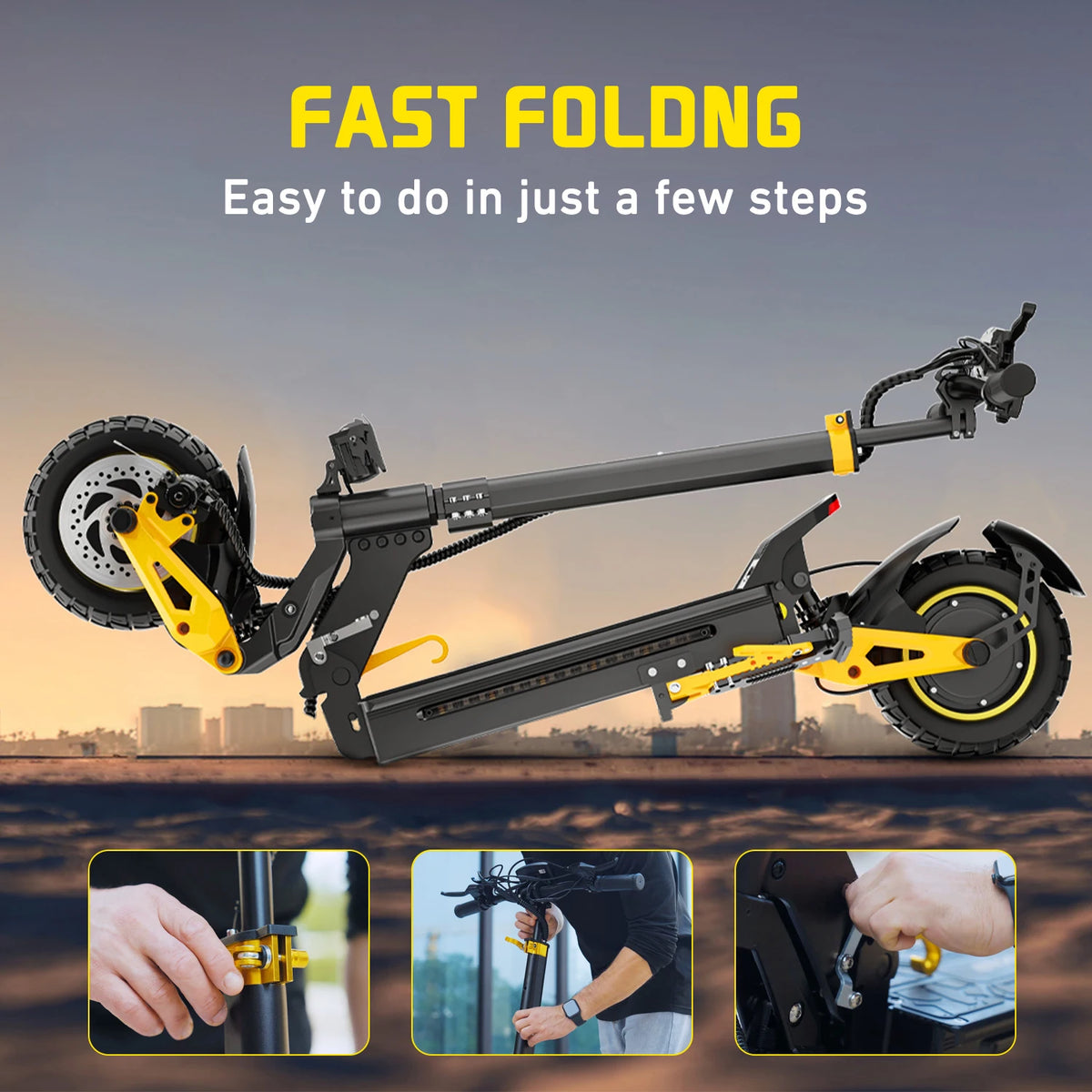 2025 Hot Selling Big Power Electric Scooter IENYRID ES1 Dual Motor Fat Tire Outdoor Scooters Adult Using