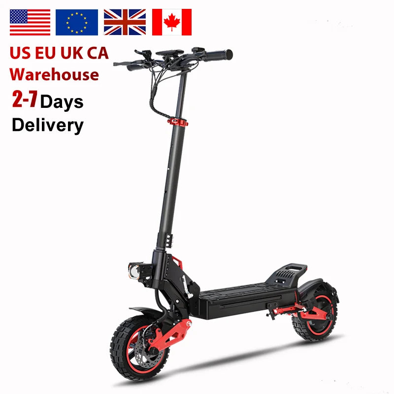 Freeboy Foldable Waterproof Electric Scooter Dual Suspension High Speed Long Range 11 Inch Off-road for Adult