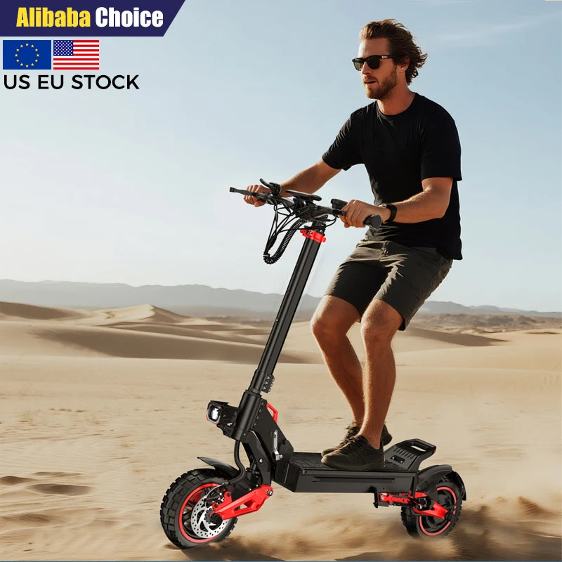 Freeboy Foldable Waterproof Electric Scooter Dual Suspension High Speed Long Range 11 Inch Off-road for Adult