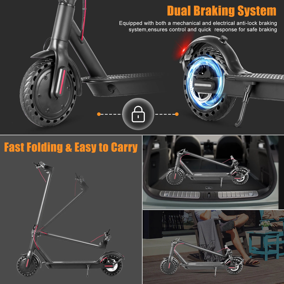 350W Folding Electric Scooter