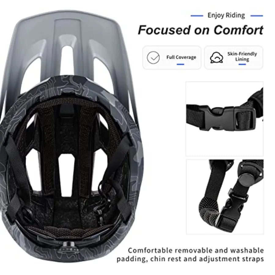 Adult MTB Helmet with Visor