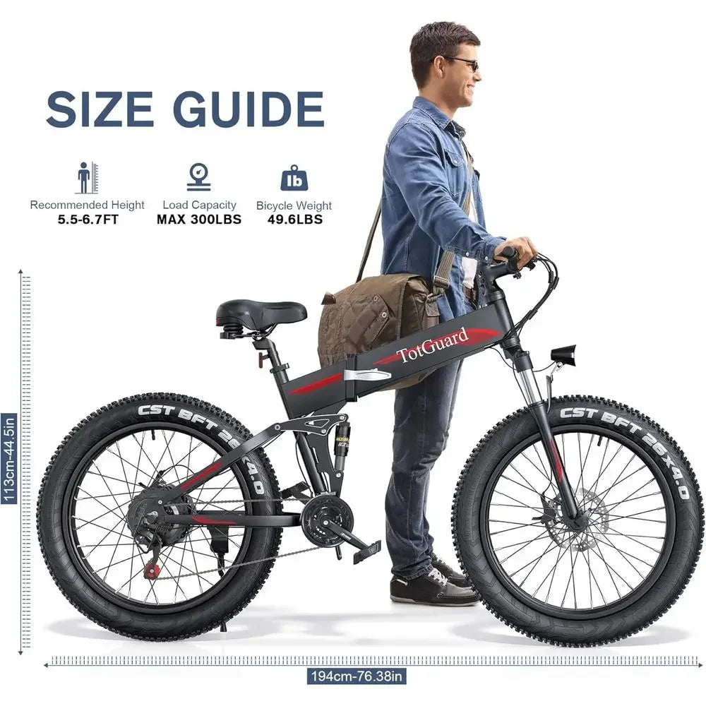 26″ Electric Mountain Bike