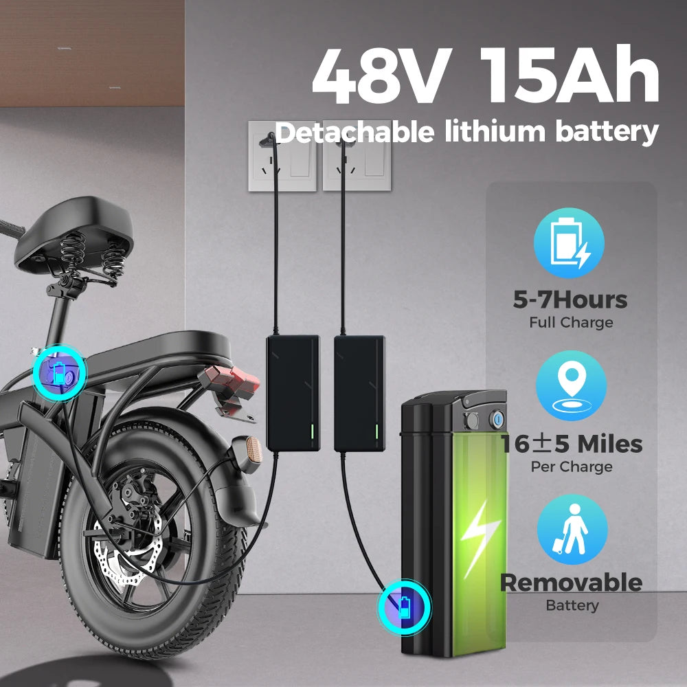 14″ Foldable Electric Bike