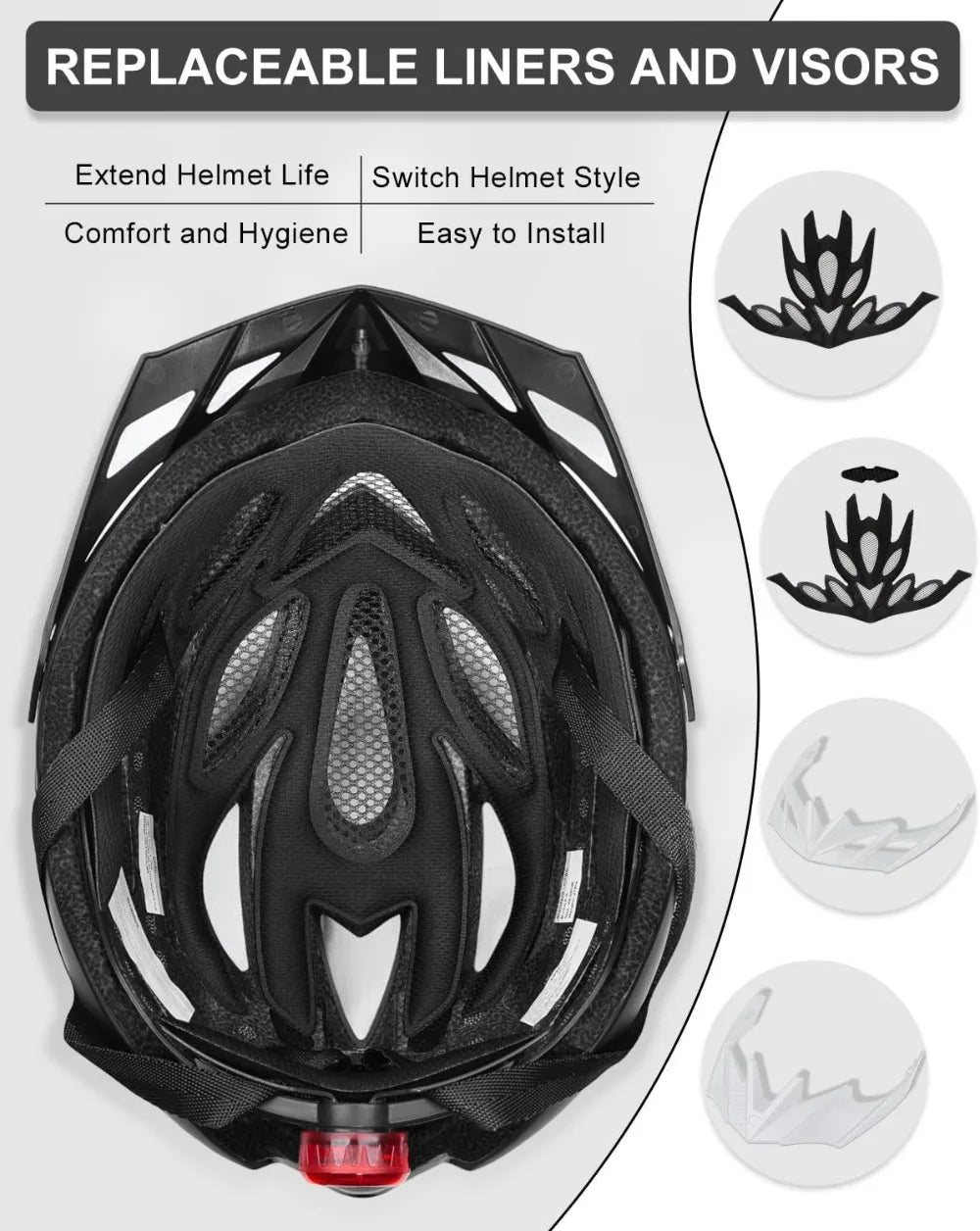 USB Light Bike Helmet