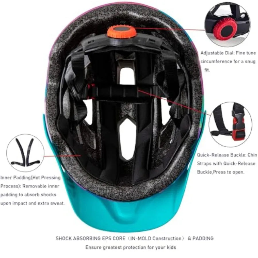 Kids Bike Helmet with Visor