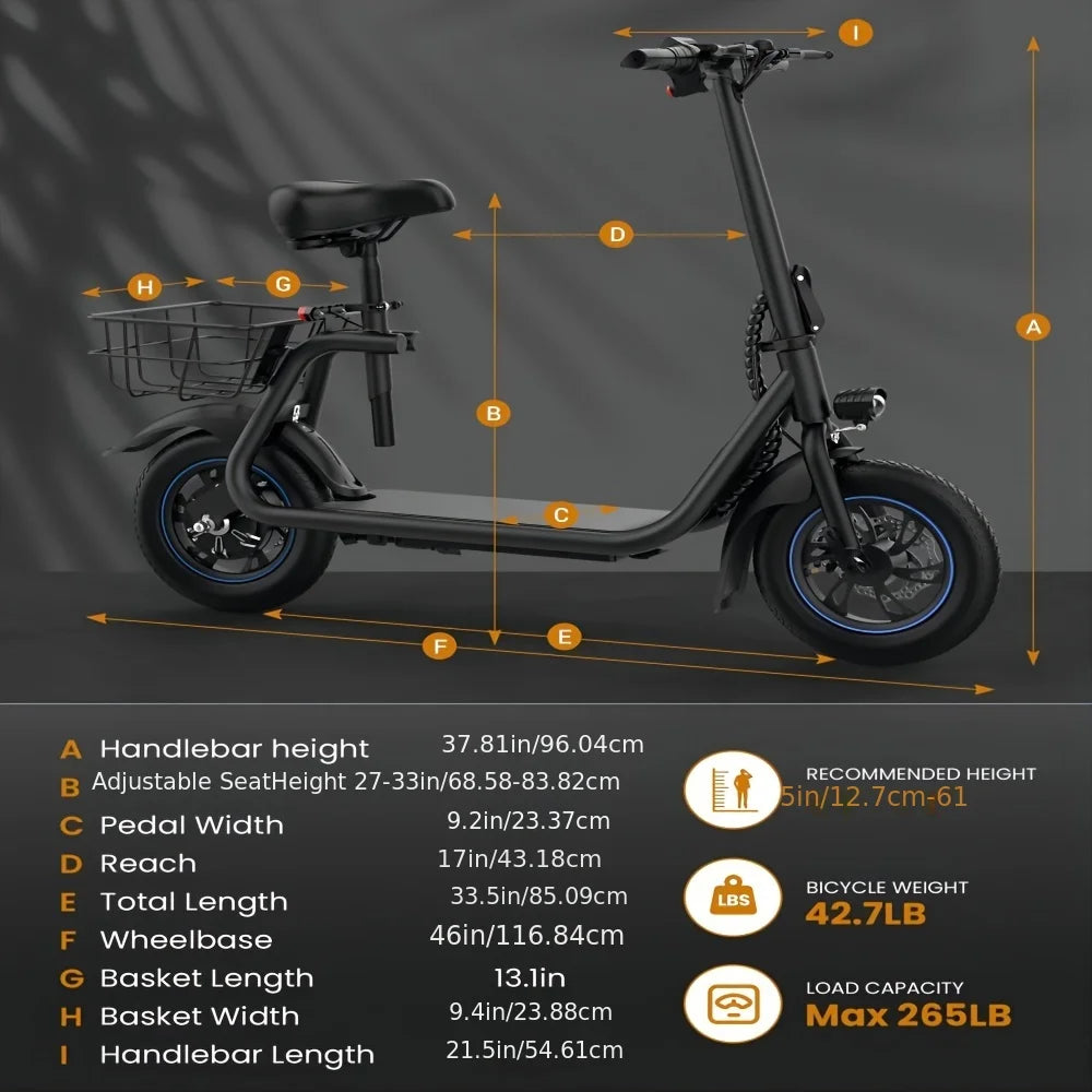 Gyroor Seated Electric Scooter