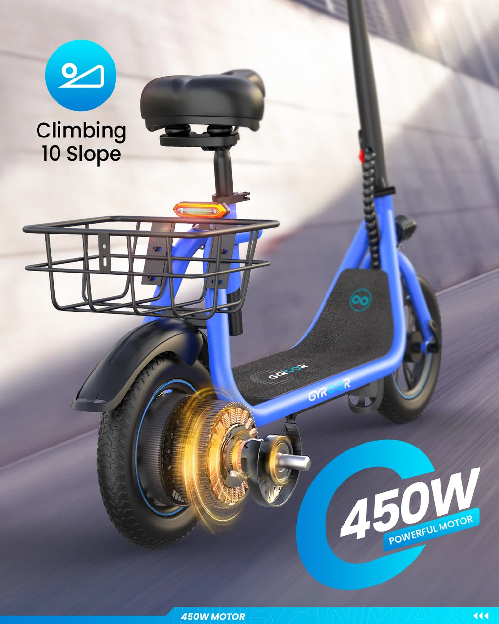 Gyroor Seated Electric Scooter
