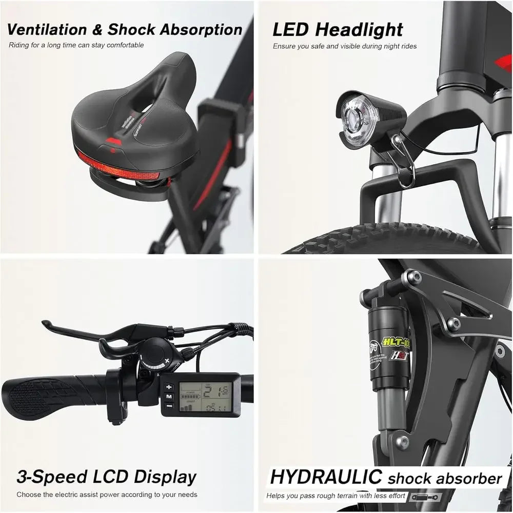 26″ Electric Mountain Bike