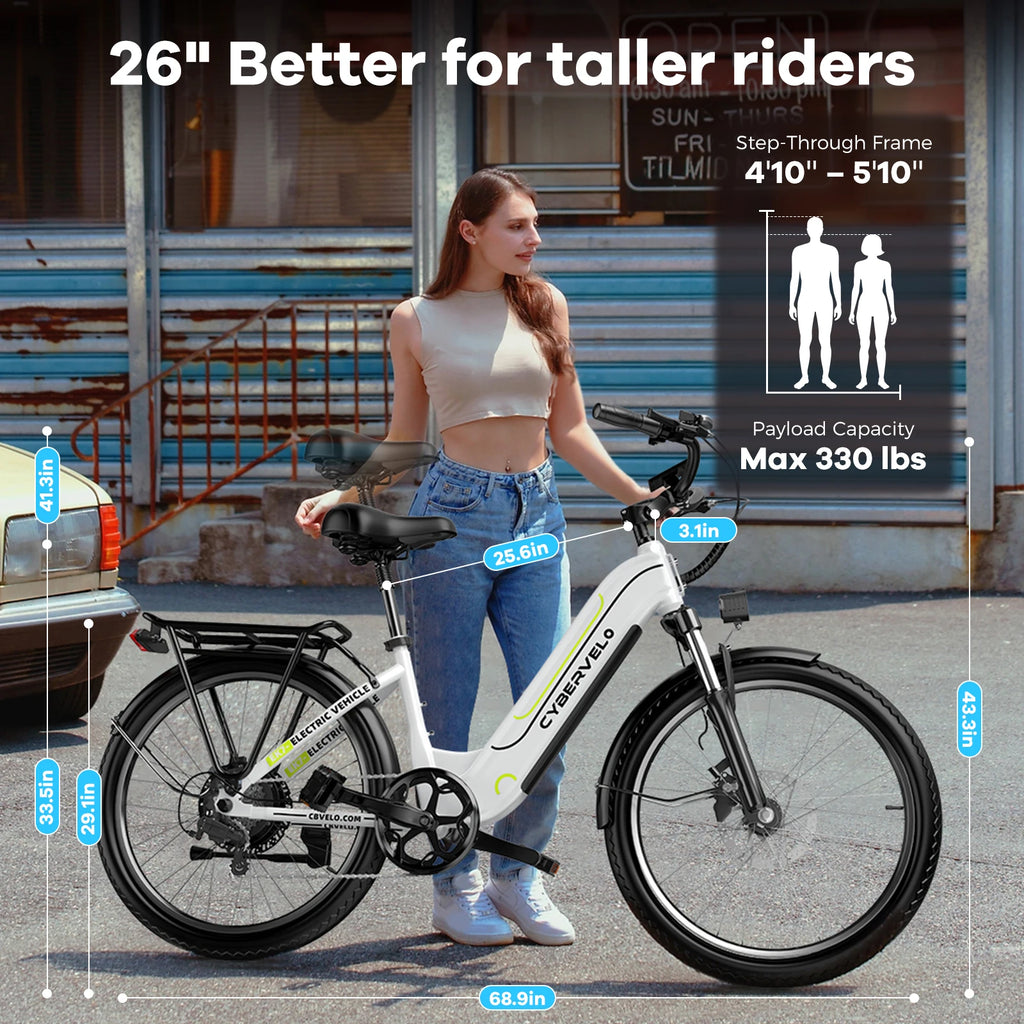 Cybervelo EK7 Step-Thru E-Bike