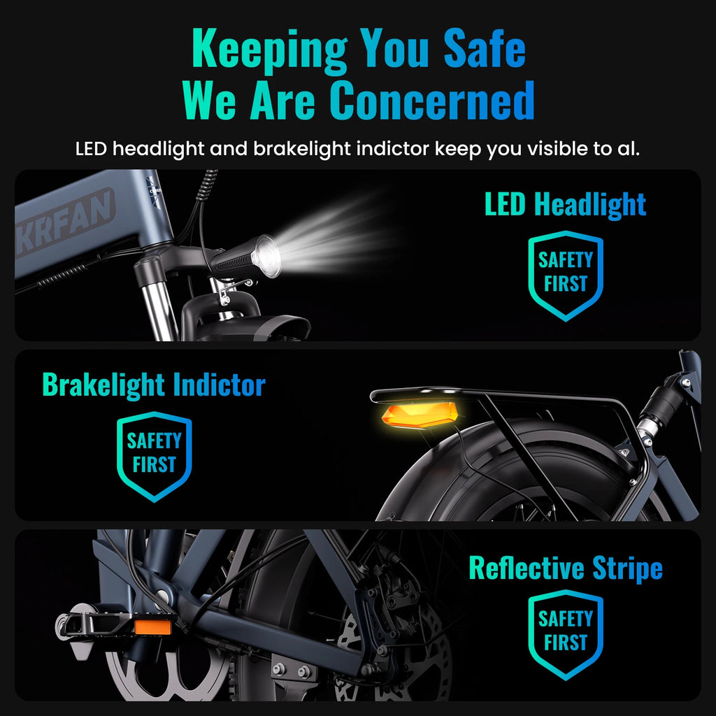 MX-21 Foldable Fat Tire E-Bike